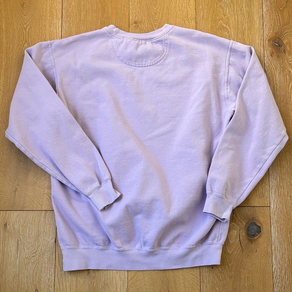 Comfort Colors Stoney Clover Lavender Sweatshirt - Picture 6 of 6